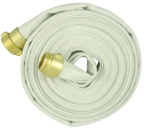 2 1/2 in. Double Jacket Fire Hose Assembly w/ Aluminum NH (NST) Couplings