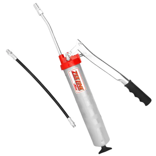 Zeeline Premium Variable Stroke Lever Grease Gun w/ 6 in. Steel Extension