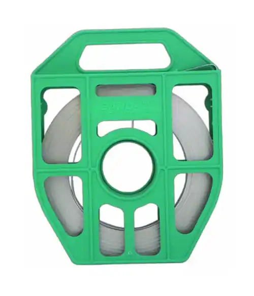 BAND-IT 5/8 in. Green Tote 201 Stainless Steel Band - 100 ft. Roll