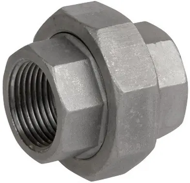 Smith Cooper Cast 150# Stainless Steel 1/8 in. Union Fitting -Threaded - Fig. S3116U