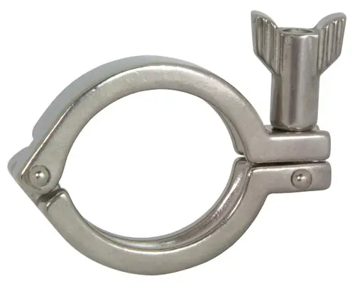 Dixon Sanitary 13MHHM-SN Series Single Pin Heavy Duty Clamps w/ Serrated Wing Nut