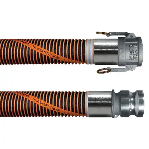 Continental ContiTech Paladin 4 in. Drop Hose Assemblies w/ Part C Female Coupler x Part E Male Adapter Ends