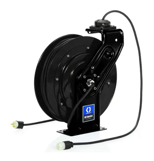 Graco SD Series 12 AWG Single Industrial Receptacle Cord Reel - 50 ft.
