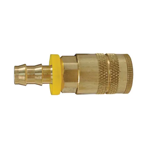 Dixon Air Chief Automotive Interchange 3/8 in. Brass Coupler x 3/8 in. Push-On Hose Barb