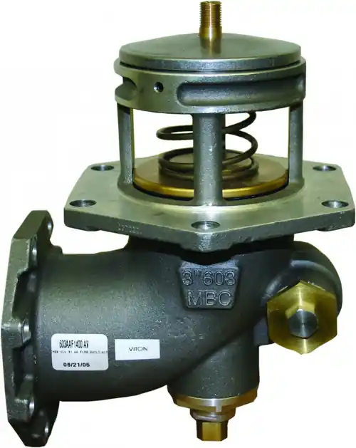 Morrison Bros. 603AA Series 3 in. Air Actuated Flanged Emergency Valve w/ Nitrile Rubber Seal