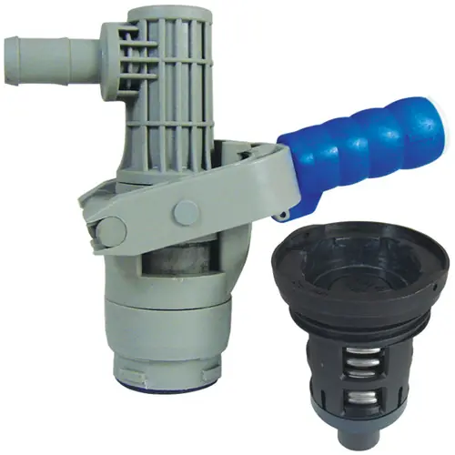 JME 2.5 in. x 5 Buttress RPV Closed System Poly Coupler and Valve for Totes and Drums