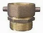 2 1/2 in. FNST x 3 in. MNPT Brass Pinlug Swivel Adapters