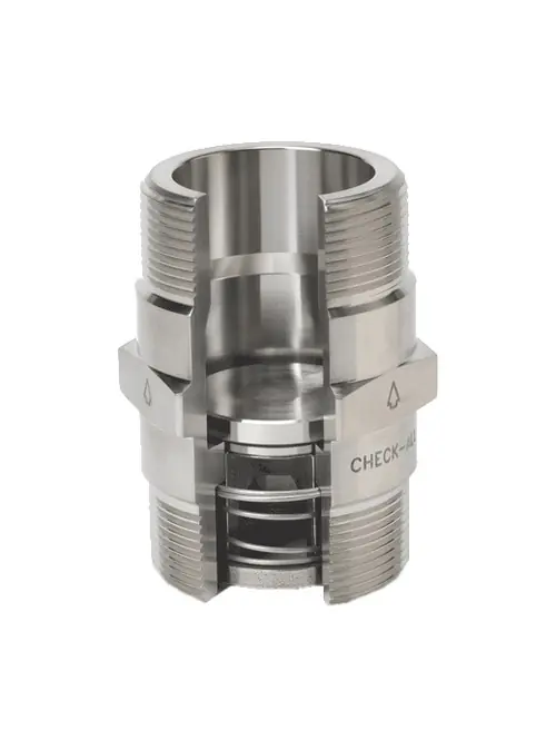 Check-All Valve Style CN 316 Stainless Steel Connector Check Valve