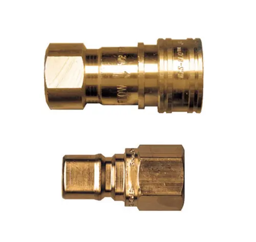 Gas-Flo Brass Gas Interchange Quick Disconnects