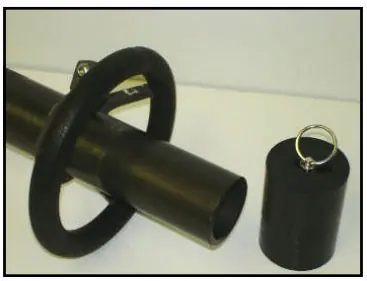 Fjord Aviation 1 1/2 in. Round Spout Covers for OPW 295 Series Nozzles