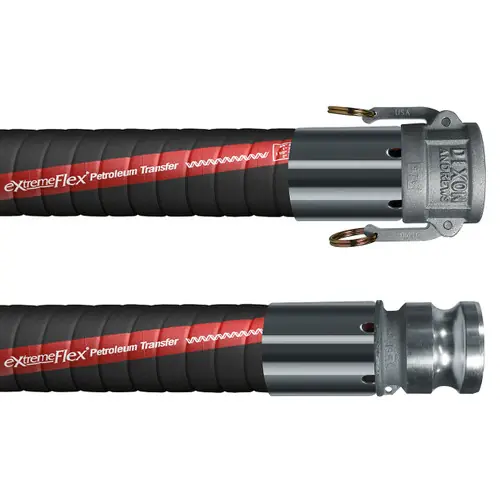 Continental ContiTech ExtremeFlex 2 in. Petroleum Transfer Hose Assemblies w/ Part C Female Coupler x Part E Male Adapter Ends