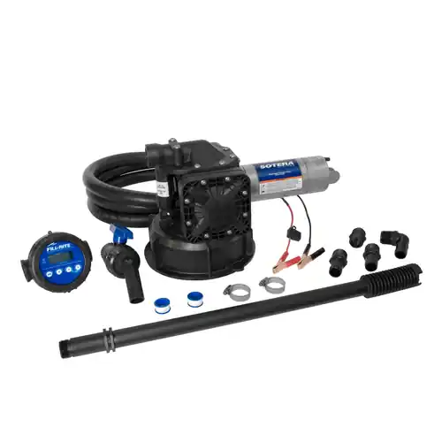 Sotera 400 Series 12V DC Dual Diaphragm Chemical Pump & Recirculation System - 13 GPM