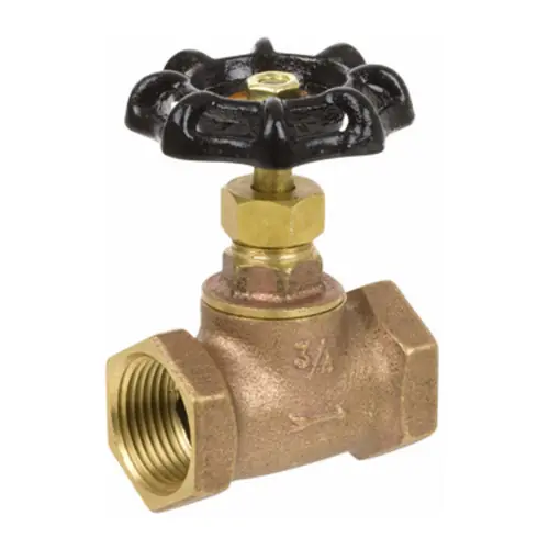 Smith Cooper Series 132L Lead-Free Brass Straight Stops w/ Stuffing Box - Threaded