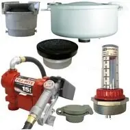 15 GPM Pump & Diesel Vent Kit For Single Wall 1000 Gal. x 48 in. Skid Tank w/ E-Vent