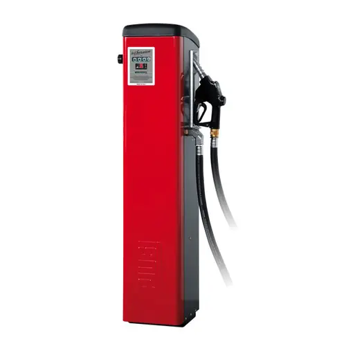PIUSI K44 Self Service Diesel Dispenser with Meter and Auto Nozzle - 30 GPM - Reads Gallons