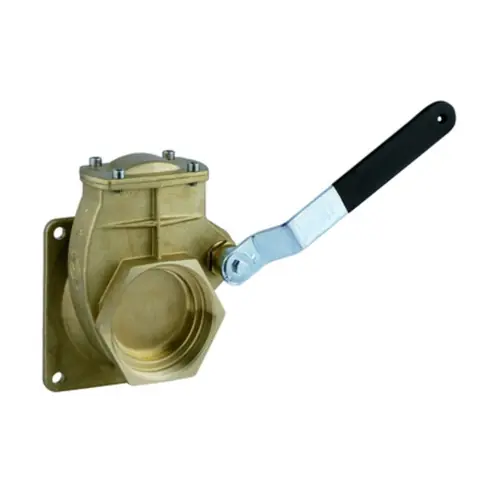 Metaltecnica MZ Brass 4-Bolt Flange x NPT Lever Valves