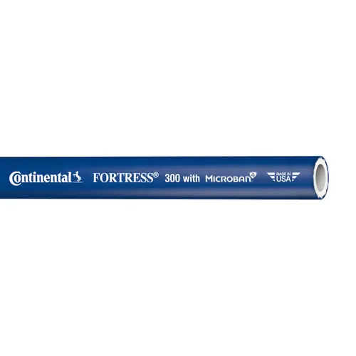Continental ContiTech Fortress 300 3/4 in. Food Washdown Hose, Blue, Hose Only