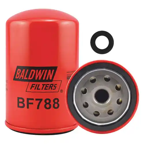 Baldwin Filters BF788 Secondary Spin-On Fuel Filter, 3 1/32 in. W x 4 27/32 in. H, 15 Micron, Each