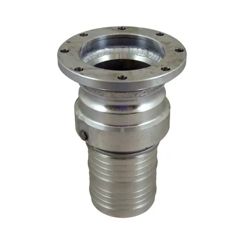 JME 4 in. TTMA Flange x Straight Shank Female Swivel