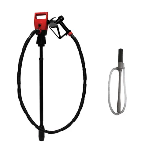 Zeeline 19.2V Lithium Battery Operated Drum Pump w/ Battery Operated Pump for Cans and Pails
