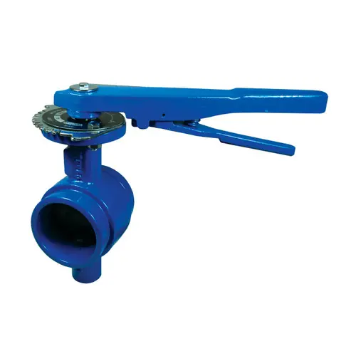 Dixon GIBFV Series Lever Operated Iron Butterfly Valves, EPDM Seals, Grooved End