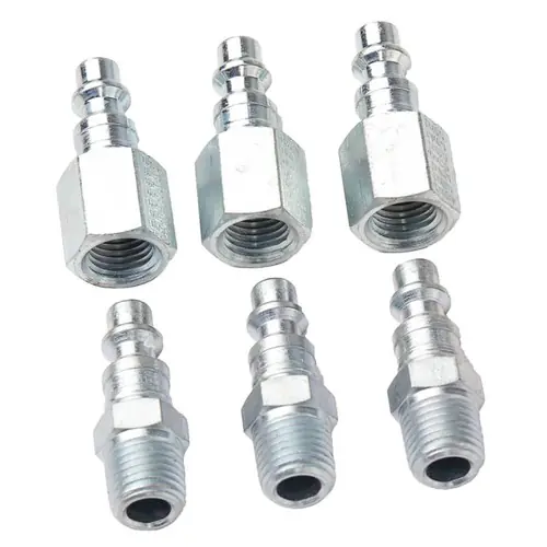 RapidAir Quick Coupler Plug Assortment, 6 Pack