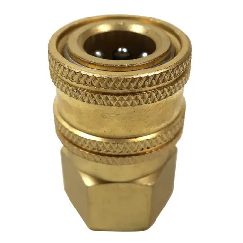 Suttner America Company 1/4 in. FPT Brass Quick Connect Socket