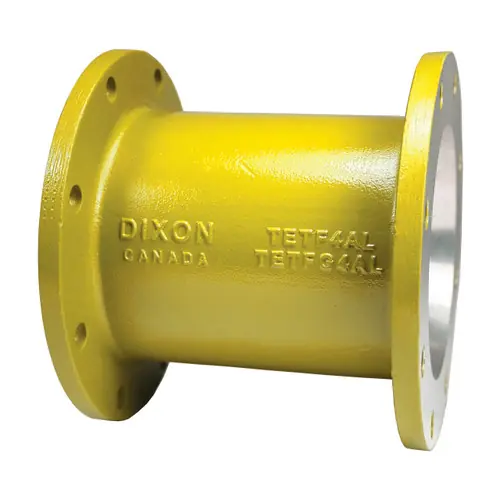 Dixon 4 in. Aluminum TTMA Flange Extension - Yellow