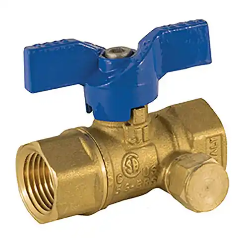 Jomar Valve T-203 Series FNPT Ball Valve w/Side Tap, 600 PSI, Lifetime Warranty