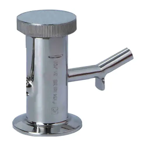 Cipriani Harrison Valves 34 Series 304L Stainless Steel Sampling Valve, 1 in. Sanitary Clamp x 13/32 in. Pipe w/ Swickle