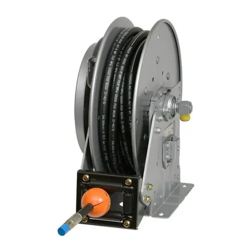 Hannay Reels N700 Series 47-47 Spring Rewind Reel 3/8 in. x 100 ft. Hose Package