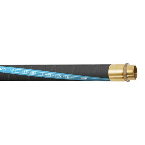 Continental ContiTech Jet Ranger™ 1 1/2 in. 300 PSI Aviation Fueling Hose Assemblies w/ Brass Male NPT Ends
