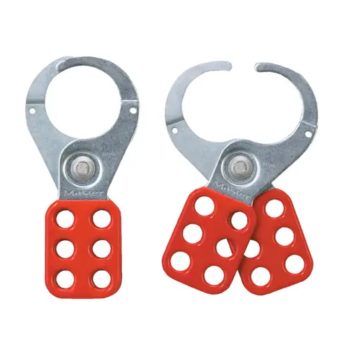 Master Lock 421 Steel Lockout Hasp, 1 1/2 in. Jaw Clearance