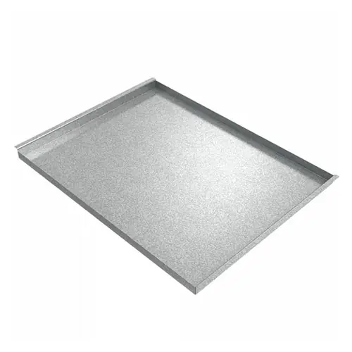 JME Hanging Pallet Rack Drip Pan, 30 in. L x 24 in. W x 1.5 in. H, Galvanized 20 Gauge Steel