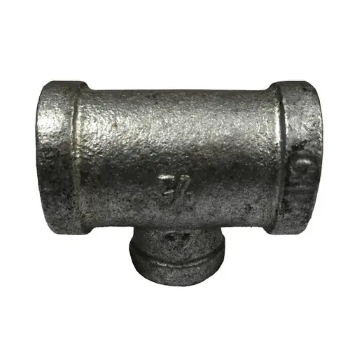Service Metal Series XBRT Class 300 Black Malleable Iron 1 in. x 3/4 in. Reducing Tees