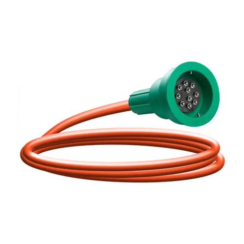 Scully Green Thermistor Plug & Straight Cord w/ 2 J-Slot Pins & 8 Contact Pins for 40 ft. Scully System