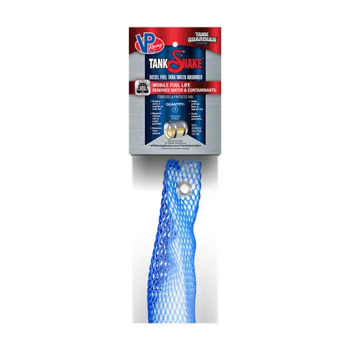 VP Racing Fuels 349336 Mobile Fuel Life Blue Tank Snake™, 2 1/2 in. x 3 ft., 20 oz. Absorp. Cap., 6 Pack