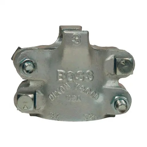 Dixon Boss® BU35 Clamp 3 in. Hose ID Zinc Plated Iron 4 Bolt and 2 Finger