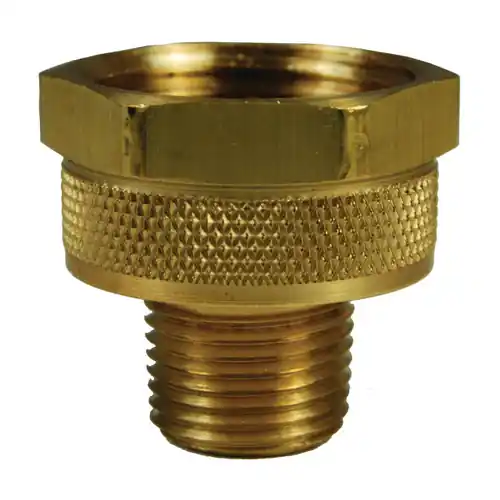 Dixon Brass Rigid Female GHT x Male NPT Adapter