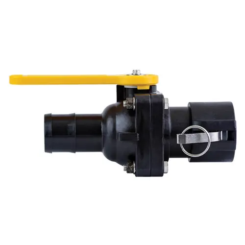 TerreMax Smart Connect Bolted Ball Valves, 100 PSI, Hose Barb x Female Cam Coupler
