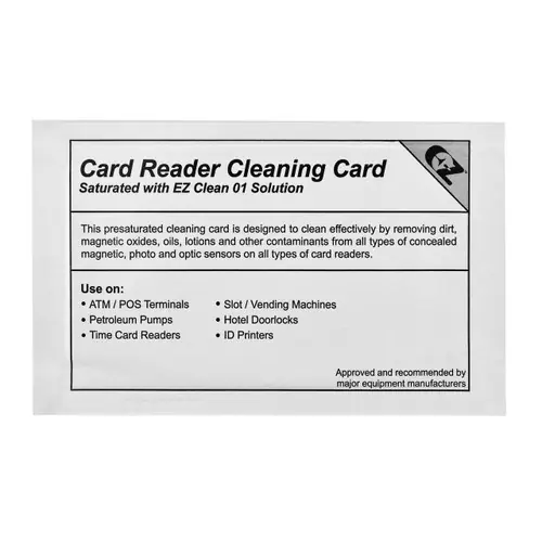 RDM 5964 Gilbarco Card Reader Cleaning Card, Q11482-01