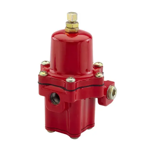 Emerson Fisher 67CW Series 1/4 in. FNPT Aluminum High-Pressure Regulator w/ Wrench Adjustment - 40 PSI, 1.2M BTU/HR
