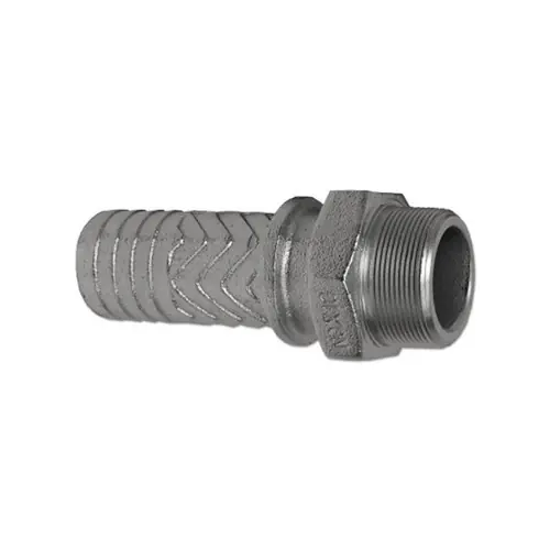 Dixon Boss® Male Stem, 1 1/2 in. Hose Shank x 1 1/2 in. MNPT, Plated Iron