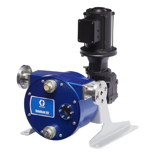 Graco SoloTech 23 Positive Displacement Hose Pump w/ Brushless DC Motor & 316 SS Hose Barb - 4.7 GPM