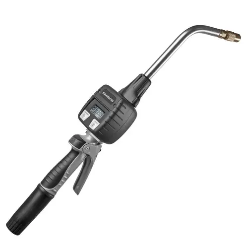 Samson Electronic Display Meter - Rigid Outlet 60 Degrees, 1/4 Turn Tip