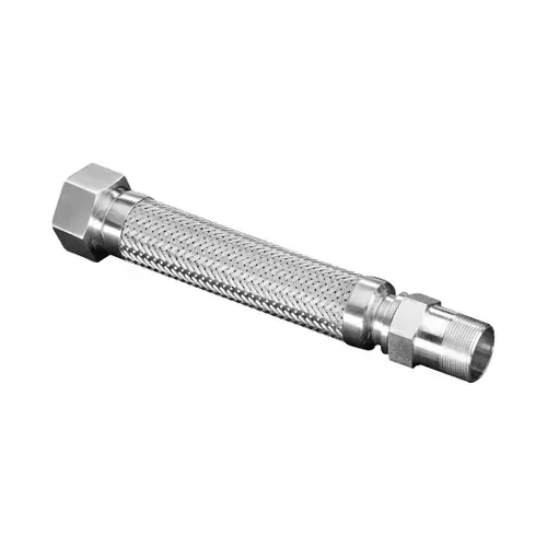 Hose Master FSFS Series 2 in. Female x Male Swivel FireShield Flexible Metal Hose Connector