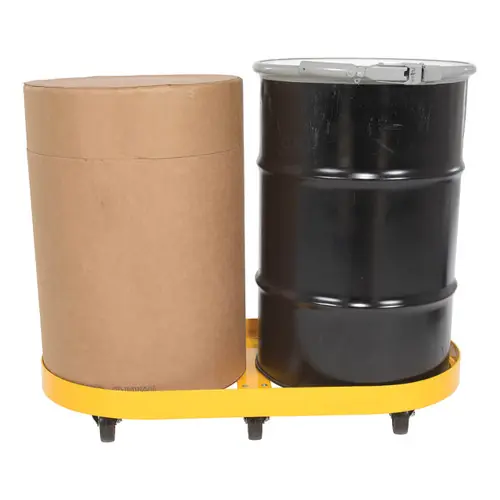 Vestil Double Drum Dolly w/Hard Rubber Casters
