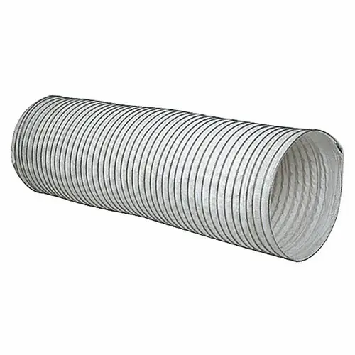 L.B. White 18 in. Dia. x 12 ft. Gray Duct Kit w/Adapter Ring for Premier 350