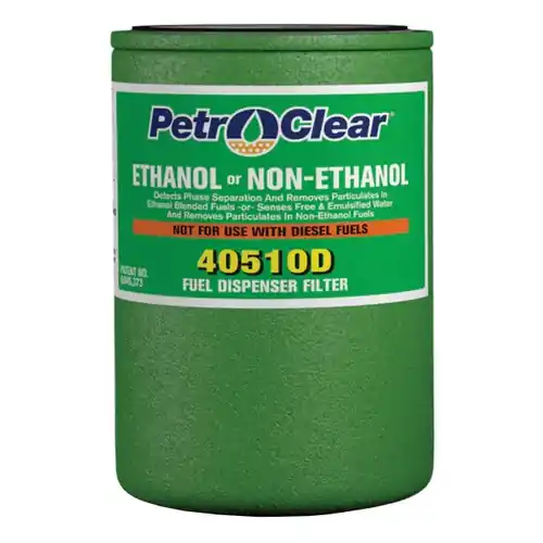 Petroclear PC40510D 10 Micron Dual Purpose Particulate Removing/Water Sensing & Phase Separation Spin-On Fuel Dispenser Filter