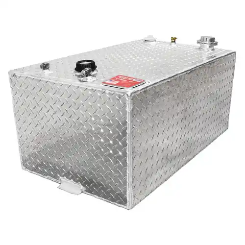 RDS Manufacturing 55 Gallon Aluminum Rectangular DOT Certified Transfer Tank